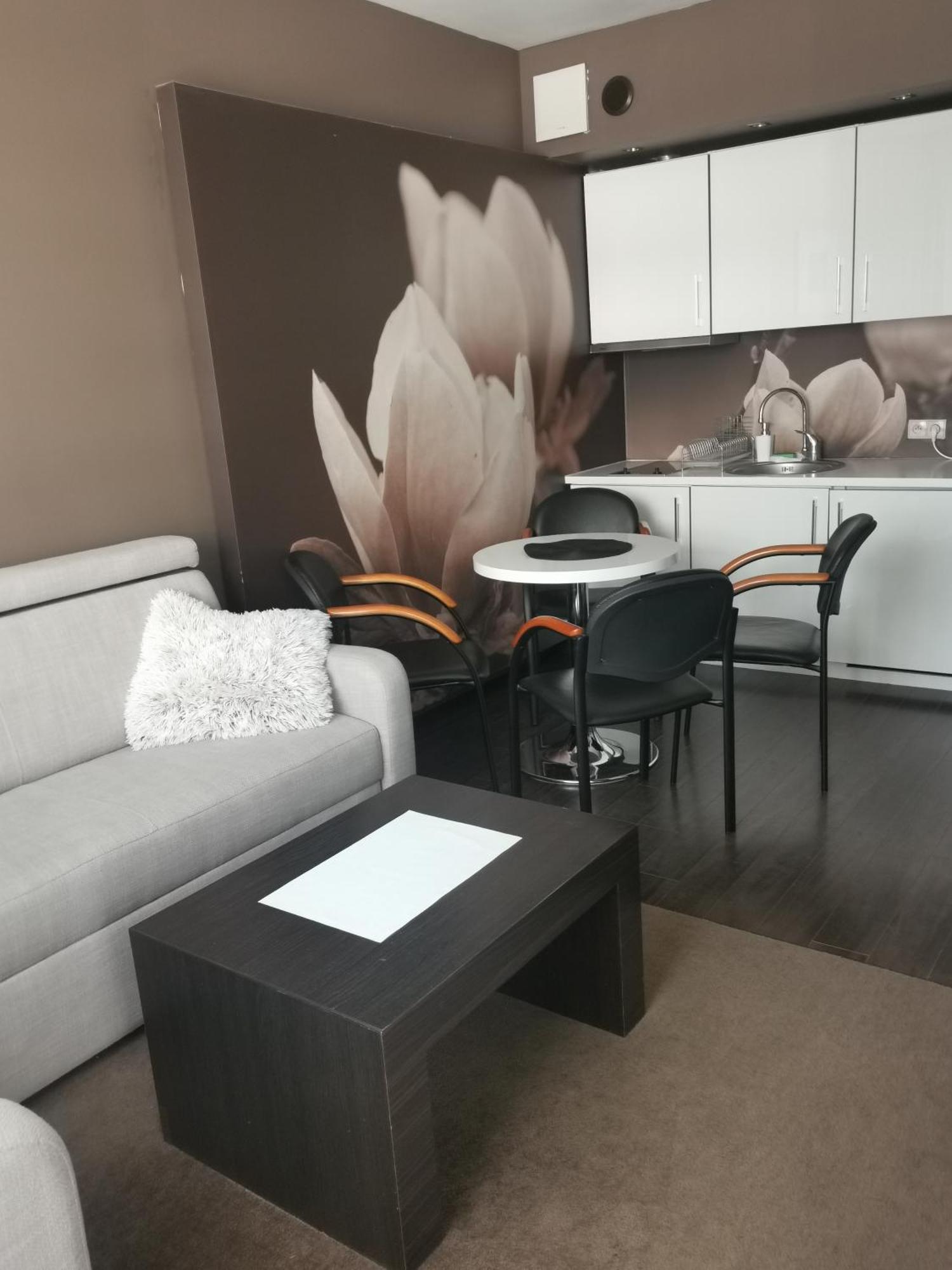 Apartament Prywatny Salon Z Aneksem Kuchennym I Sypialnia W Hotelu Diva Kołobrzeg Rom bilde